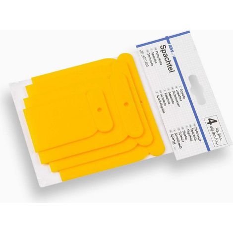 SET 4 SPATOLE PER RASARE 50 / 75 /100 /120MM IN PL