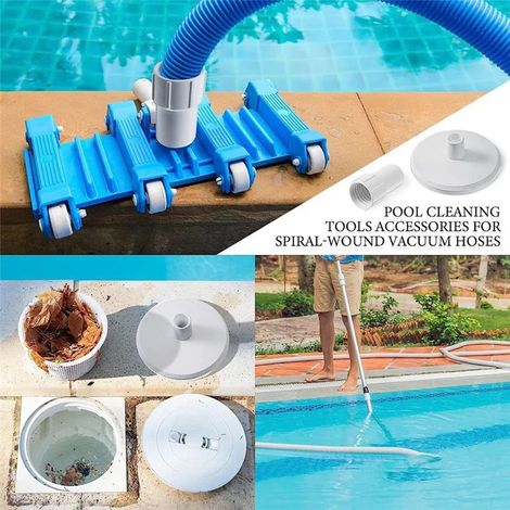 Accessoires de piscine (Blanc) YHOLI - Plaque d'aspiration et manchon de tuyau pour skimmer de piscine Hayward SP1106 - Accessoires de nettoyage de piscine (1/5)