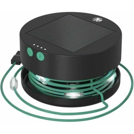 Green Mobility-Lumières solaires rechargeables extérieures camping lumières de camping éclairage étanche lumières LED guirlandes solaires (1/4)