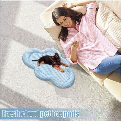 Tapis rafraîchissant pour chien - Tapis rafraîchissant 3D doux et mignon pour chat - Accessoires portables pour animaux de (1/5)