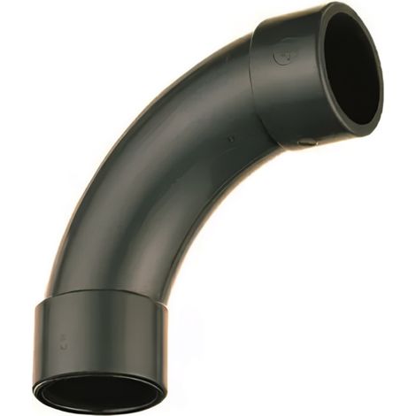 Coude courbe grand rayon PVC 90° à coller Ø 50 mm