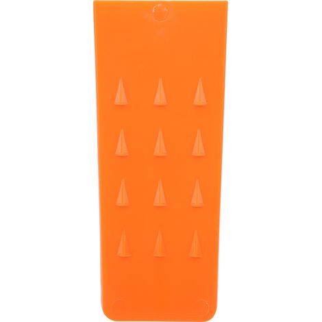 Coins d'abattage de 20 cm pour l'exploitation forestière, l'abattage, la coupe et le fendage, outil de travail du bois, orange
