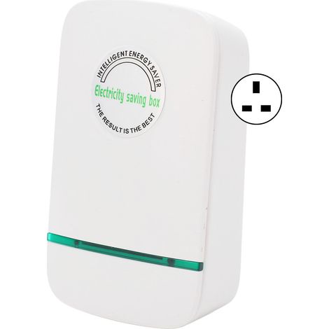 Économiseur d'énergie électrique Boîte d'économie d'électricité Dispositif de correction du facteur de puissance Stabilisateur de tension 90‑250V Prise UK (1/5)