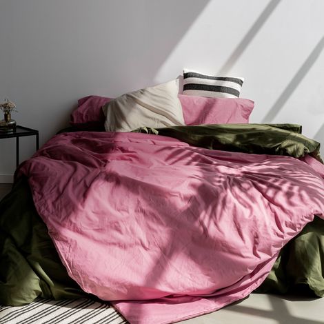 Basic Funda nórdica 200x200 cm (Cama 120) Magenta (1/5)