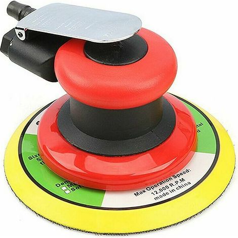 royaluxe -Ponceuse pneumatique 6 ''polisseuse pneumatique ponceuse à Air ponceuse orbitale à paume meuleuse ponceuse à paume ponceuse outil,Pour le polissage et le ponçage (1/5)