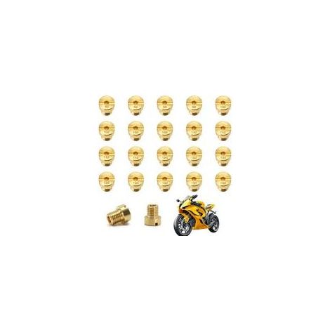 20PCS Sprinkler Principale, Jet Set,Ugello M6,Ugelli per Scooter e Moto(55,60,65,70,75,80,85,90,95,100,105,110,115,120,125,130,135,140,145,150) (1/5)