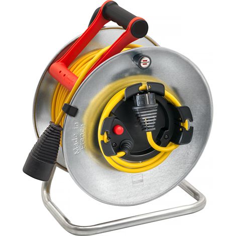 Enrouleur électrique avec rallonge SILVER JARDI-250 - H05VV-F 3G1,5 23,5m (1/3)