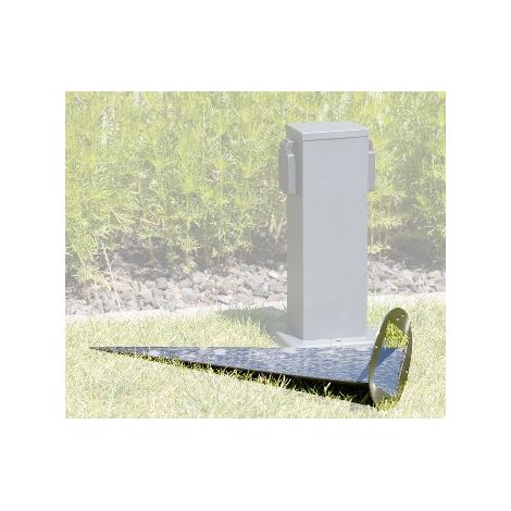Erdspieß Bodenhalterung 39cm für Steckdosensäule ChiliTec (1/5)
