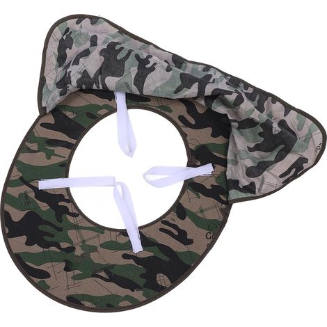 Casque de chantier avec visière intégrale, protection solaire, haute visibilité, pliable, respirant et aéré. Accessoires de chantier. (1/5)