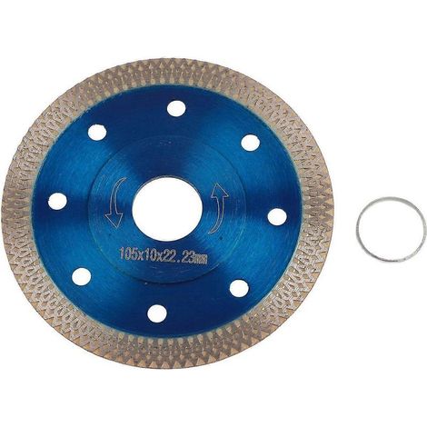 Lame de scie diamantée Haute dureté Coupe rapide et précise Lame de scie circulaire diamantée pour céramique 105x20mm/4. (1/4)