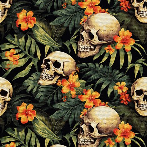 Tela Oxford decorativa para exteriores - Motivo de calavera I DX4308 (1/5)