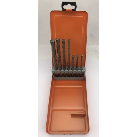 Coffret de forets RS PRO Pointes au carbure de tungstène 5mm à 12mm, 7 pièces ( Prix pour 1 Jeu )