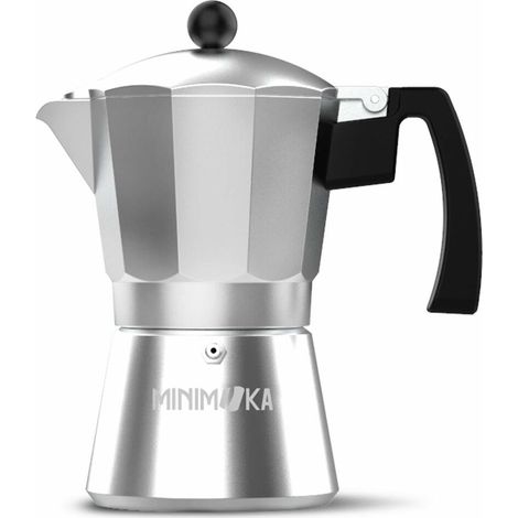 Taurus Italica Minimoka Cafetière Italienne Argenté 9 Tasses (1/3)