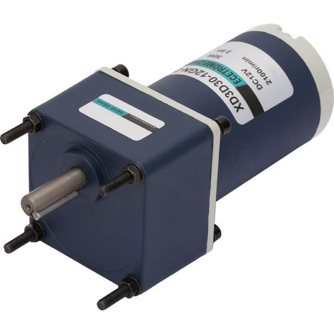 12V/30W Elektrischer Permanentmagnet-Gleichstrom-Getriebemotor 1800/2100 U/min Untersetzungsgetriebemotor (4) (1/5)