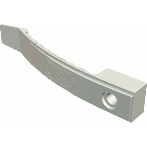 OBO Bettermann Collier de câble 1x8 NYM3x1,5 polybutylène téréphtalate gris pierre RAL 7030, 2204908 (1/2)