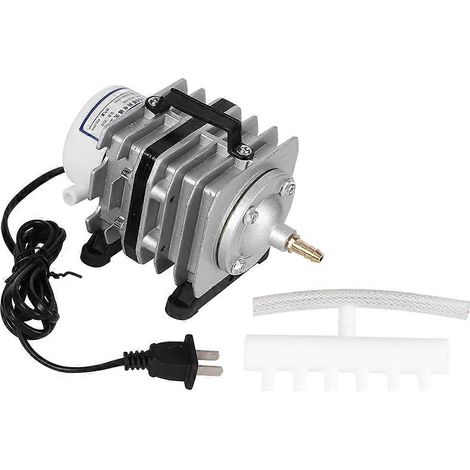 Elektromagnetische Luftpumpe aus Aluminiumlegierung für Aquarien, Teichbelüftungssysteme, Sauerstoffanreicherung und Fischzucht. (1/5)