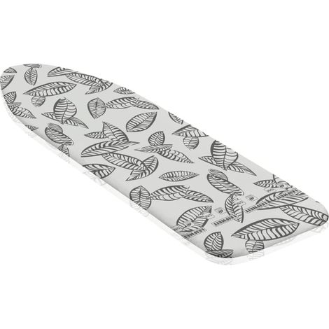 Leifheit Copriasse da stiro Perfect Steam, per superfici da stiro fino a max. 125 x 40 cm, per stazioni di vapore, distribuzione ideale del calore tramite perforazione, con fascia elastica, M