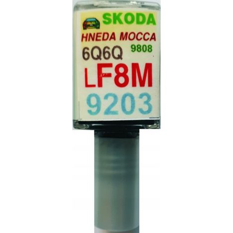 Skoda hneda mocca LF8M 9203 retoque de pintura para auto PARA ARAÑAZOS ARA (1/5)