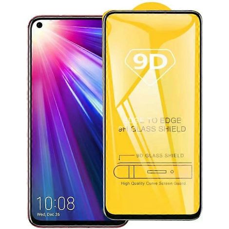 Protection d'écran en verre trempé 9D - Colle intégrale pour Huawei Honor View 20 (1/5)