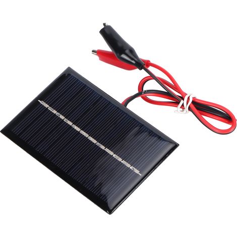 Panneau solaire portable 0.6W 6V en polysilicium pour chargeur DIY, jouets, lampes et batteries 3.7V