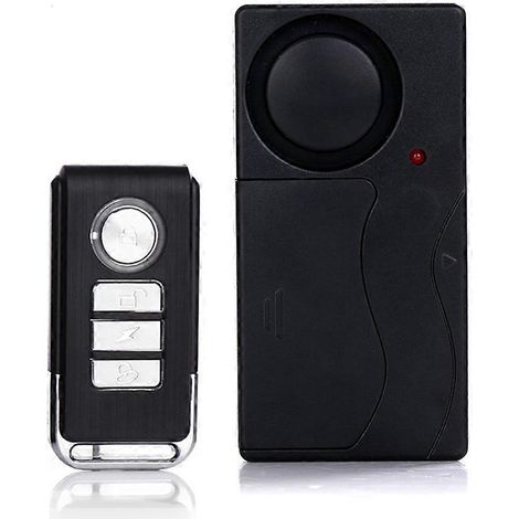 Fernbedienung mit Vibrationsalarm, drahtloser Vibrationsalarm, einstellbare Empfindlichkeit, lauter Alarm für elektrische Geräte (1/5)