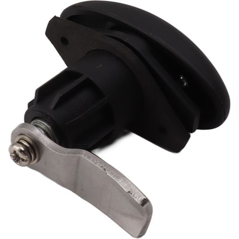 Cadenas de coffre à outils de 32 mm pour camping-car, noir, étanche, antichoc, joint d'étanchéité supérieur, pour cabine de camping-car, bateau, yacht ou remorque. (1/5)