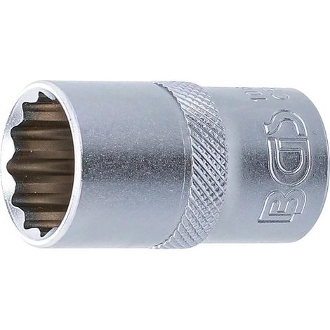 Douille pour Clé Douze Pans 12,5 mm (1/2) - 16 mm - Acier Résistant - Usage Professionnel - D-Work