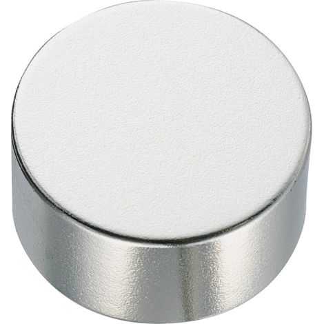 TRU COMPONENTS 505877 Permanent-Magnet Rund (Ø x H) 10 mm x 5 mm N45 1.33 - 1.37 T Grenztemperatur