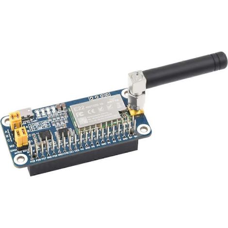 Módulo de comunicación inalámbrica LoRa HAT para Raspberry Pi para proyectos IoT SX1268 470MHz (1/5)