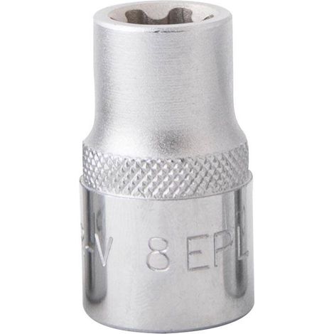 Douille torx plus EP8 L.25mm 1/4" CrV - SA 7088 - CLAS Equipements