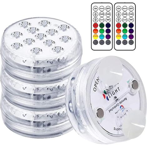 Projecteur subaquatique à LED éclairage de piscine magnétique et étanche avec télécommande IP68 de couleur 13 (1/3)
