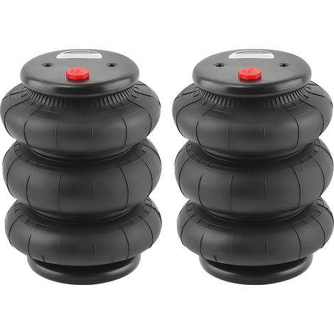 2x Suspension pneumatique Standard 2600 lbs 1/2 "NPT Single Port Sac triple SUV (1/5)
