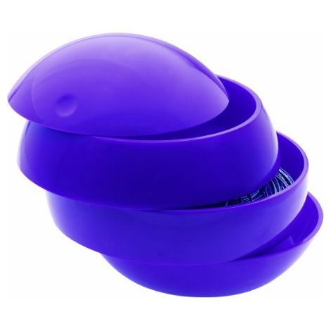 Spirella Organisateur de maquillage Box-Beauté BOWL Violet (1/3)