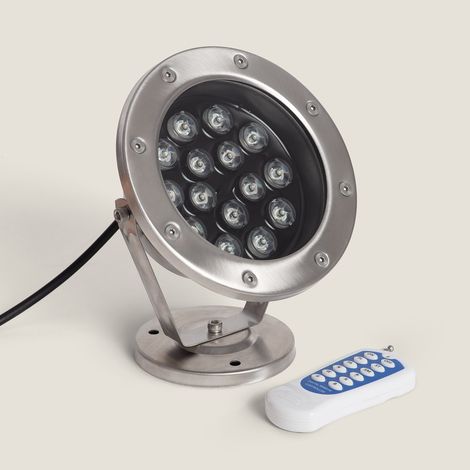 Foco Sumergible LED RGB 15W Superficie 24V DC IP68 RGB