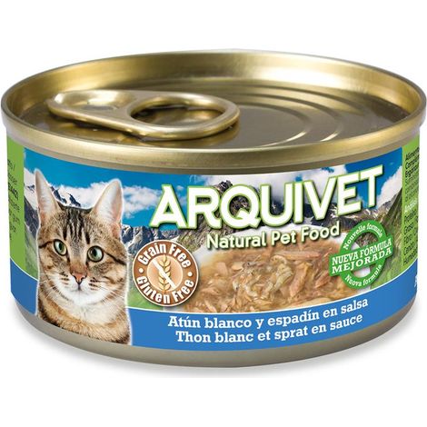 Arquivet Thunfisch- und Sprotten-Katzenfutterdose 80 g