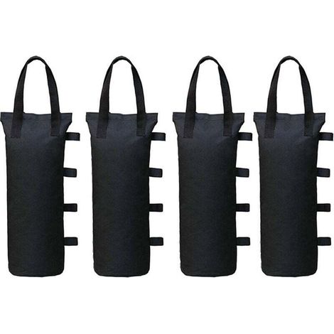 Pesi per gazebo industriali 600D, set da 4 pesi per gazebo, rivestimento interno in PVC, sacco di sabbia per gazebo, tenda a montaggio rapido, tendalino o ombrellone (tubo singolo)