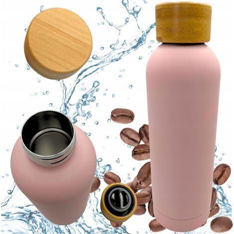 Borraccia termica per caffè e tè, in acciaio opaco di alta qualità, 1 litro. (1/5)
