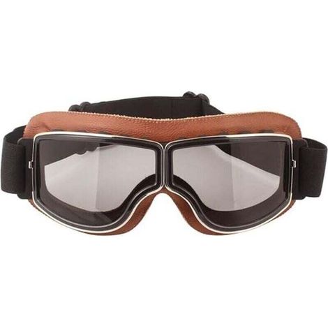 Lunettes de protection rétro pour moto - Anti-buée - Chaudes - Pour l'équitation, le VTT, le motocross