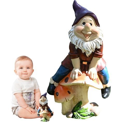 Gartenzwerge Lustige Gartendekoration Kunstharz Gnome