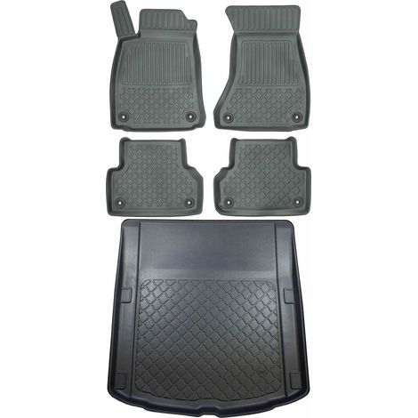 Audi A5 II Sportback a partir de octubre de 2016. Juego de alfombrillas para coche y maletero. (1/5)