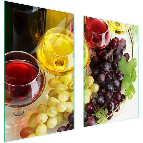 PLACA PROTECTORA DE VIDRIO PARA COCINA 65x52 VINO (1/5)