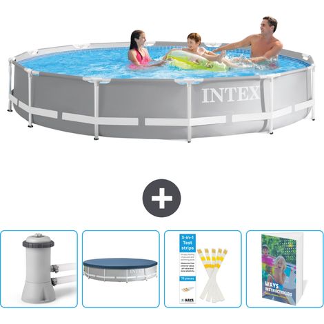 Intex Piscine Prism Frame Ronde - 366x76 cm - 5-pièces SCB129 (1/5)