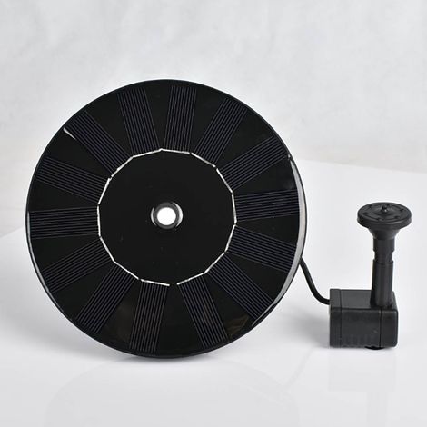 Fontaine solaire autonome, pompe à eau solaire pour bain d'oiseaux, petit bassin, aquarium et décoration de terrasse jardin (1/5)