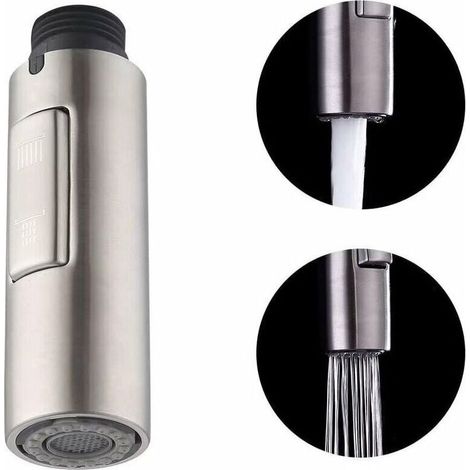 Embout Robinet Cuisine de Rechange DouchetteTête de Robinet Amovible Universelle (G1/2 (1/4)