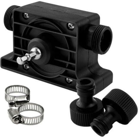 Pompe de Forage Électrique Portable, Pompe de Transfert Auto-amorçante, Pompe Manuelle pour Eau et Fluide Pétrolier