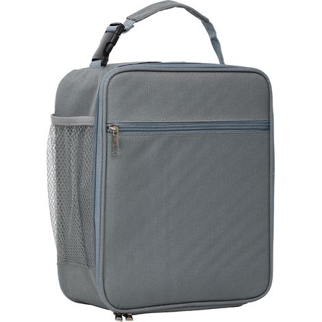 Sac déjeuner isotherme gris, boîte à repas froide portable, sac repas réfrigéré pour homme femme, pique-nique bureau, contenant repas frais, 1 pièce (1/5)