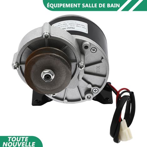 WAOBDLA Moteur électrique de réduction d'engrenage 250W 20A brossé Moteur DC 2750rpm pour scooters, vélos électriques, tricycles (1/5)