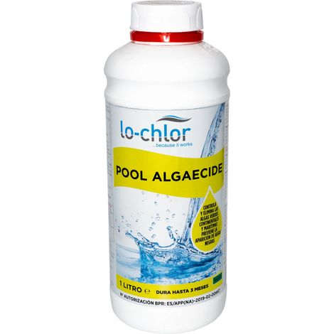 Lo-chlor pool algaecide, 1 L.