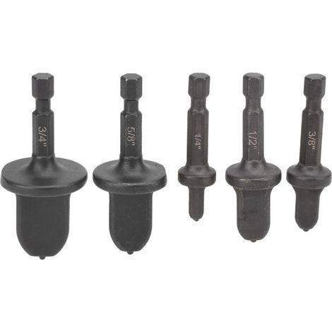 Extenseur de Tube 5 pièces, outil d'extension de tuyau en cuivre de climatisation en acier à roulement à poignée hexagonale (1/5)