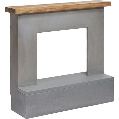 Cornice per Camino Finto Caminetto Tagu Rolf Grey (1/5)